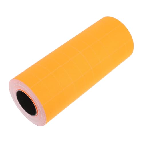 HOODANCOS Pricing Labels 10 Rolls 6600 Labels Orange Date Label Paper Supermarket Retail Store Use
