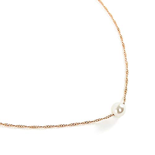 Collier perles blanches clair de lune : le cadeau délicat pour femme - 2