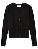 Cárdigan Cárdigan Springfield Viscose Nylon Buttoned Cardigan Abotonado, Negro, M para Mujer