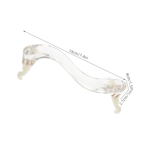 ERINGOGO Violin Shoulder Rest Pad Acrylic for Violins Ergonomic Comfort for Long Practice Sessions