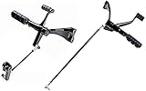 Black Forward Controls Kit Pegs Levers Linkage Compatible with 2004-2013 Harley XL883 XL1200 (Select