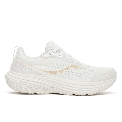 Image of Saucony Women's Cohesion 19 Sneaker, Ivory /Aureat, 6 Wide
