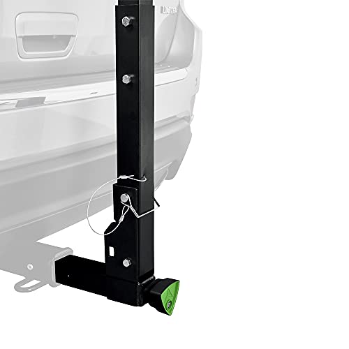 Image of Allen Sports Deluxe Locking Quick Release 4-Bike Carrier for 2 Inch Hitch, Model ZN542Q, Green /Black