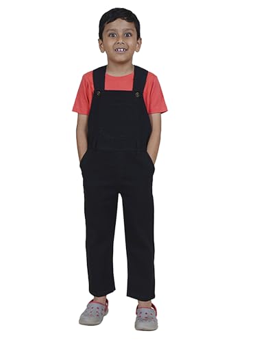 Image of KiddoPanti Boys Denim Dungaree Pant