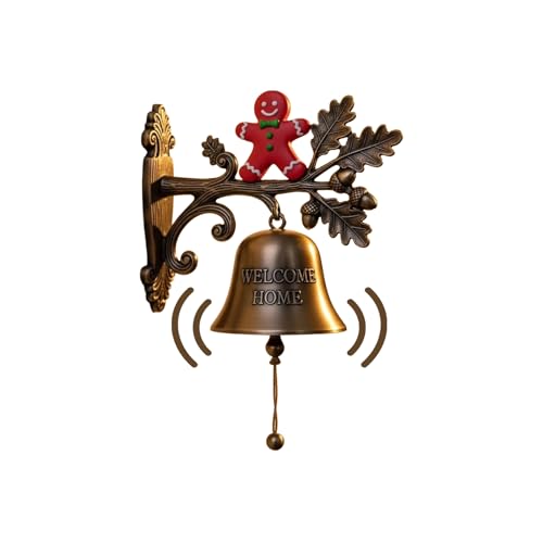 Campana De Pared - Campana Navideña Vintage,Campanillas Decorativas para Tienda Casa Rural Cocina Oficina Entrada Decoración