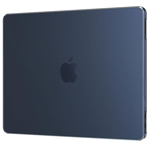 Image of EooCoo Compatible for Apple 2026 MacBook Neo Case 13 inch Laptop A3404 A18 Pro Chip with Liquid Retina Display, 100% Match Official Color, Scratch Resistant, Hard Shell Protective Cover, Frost Indigo
