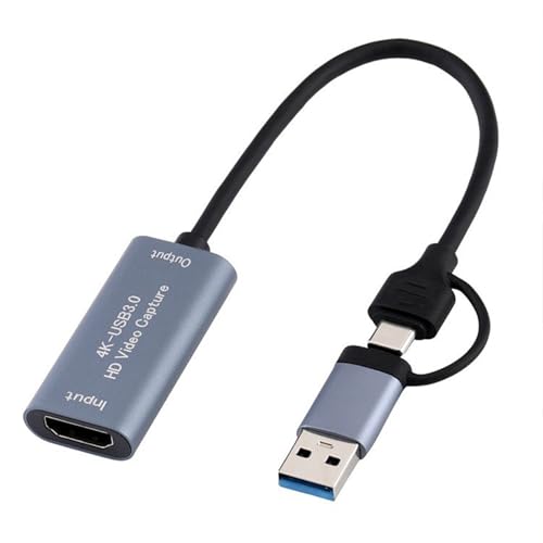 USB+Type C To HDTV Cable Adapter Converters Video Captures Card Adapter PC Cable For Video Game Record Captures Card