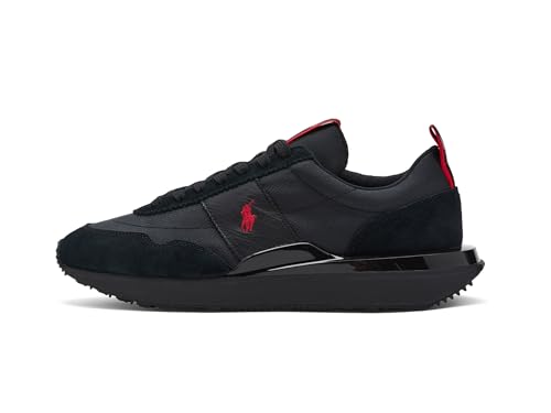 Image of POLO RALPH LAUREN Train 89 Suede & Oxford Sneakers | Casual Shoes