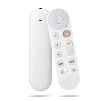 Replacement Remote for Google TV Streamer (4K), Voice Search Remote with Buzzer, Compatible with Chromecast Google TV and Streaming