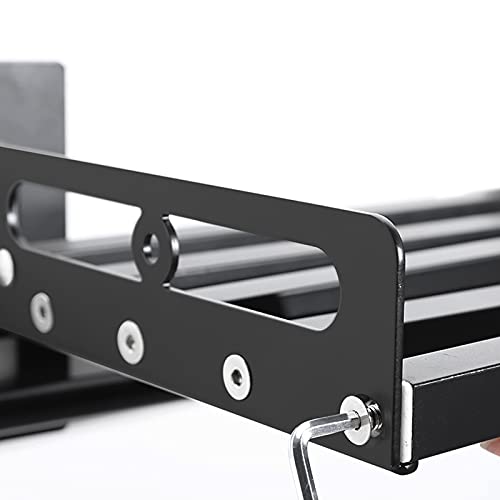 Support de four à micro-ondes en acier inoxydable étagère murale pliable - 5