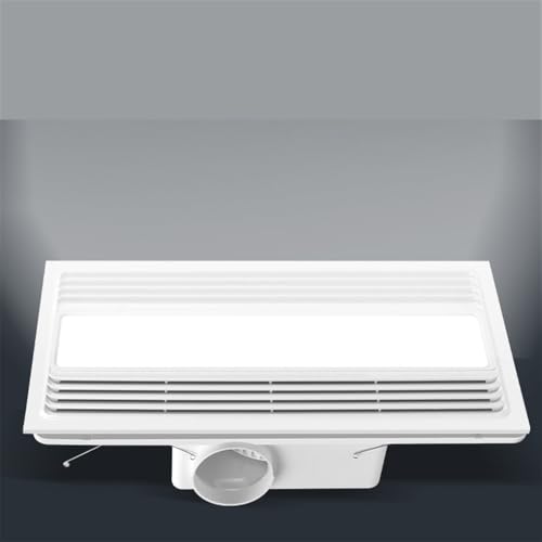 Ventilador de extracción universal para techo con iluminación 2 en 1 para baño y cocina, ventilador de alta potencia 30x60cm miniatura 4