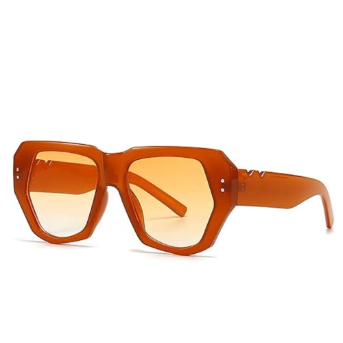 Lunettes de soleil rétro à rivets fashion pour une allure vintage affirmée