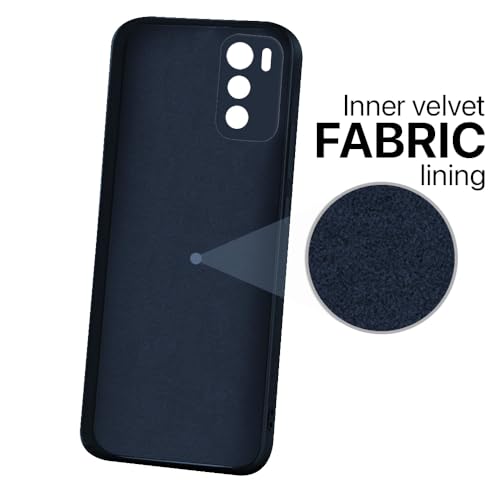 Image of Back Cover for Motorola Moto G42 4G | Full Camera Protection | Premium Liquid Silicon Case | Flexible Bumper Case for Motorola Moto G42 4G (Dark Blue)