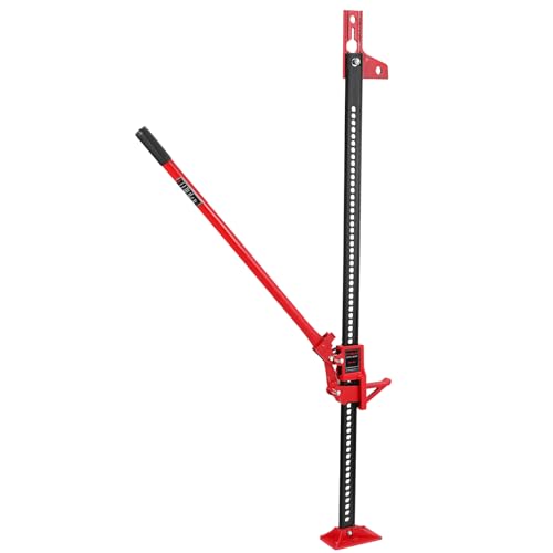Garvee High Lift Farm Jack 60, 3.2 Ton (7000 Lb) Heavy Duty Ratcheting Off-Road Lifting Equipment with Triangular Head, Multi-Purpose Utility Bumper Lifter for Car, Truck, SUV, ATV, 4x4 & Farm Use