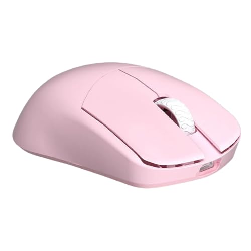 Image of Lamzu MAYA X Gaming Mouse, Light Pink, Amazon Exclusive, 1 Set of Sole Additional Edition, 8K Dongle Included