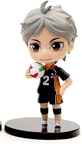 Trunkin Haikyuu Koshi Sugawara Action Figure for Kids | PVC Anime Figure Volleyball Anime | Model Toy Gift Collectible - 10 Cms