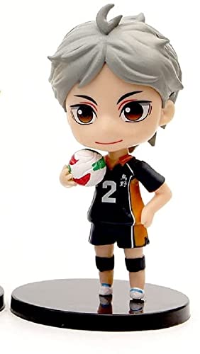 Trunkin Haikyuu Koshi Sugawara Action Figure for Kids | PVC Anime Figure Volleyball Anime | Model Toy Gift Collectible - 10 Cms