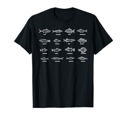 Cadeau Pour Un Amateur De Pêche Pêcheur Carpe Poissons T-Shirt