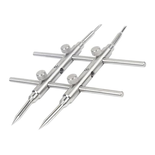 HYTROVE 耐久ステンレス製カメラスパナ 両端尖平チップ付き多用途レンズ解工具 軽量コンパクト設計で望遠鏡 顕微鏡対応 レンズ修理 取り外