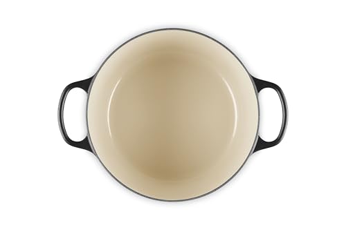 Image of Le Creuset Enameled Cast Iron Signature Deep Round Oven, 6.5 qt., Licorice