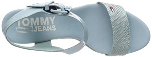 Tommy Jeans Material Mix Wedge Sandal, Plateau