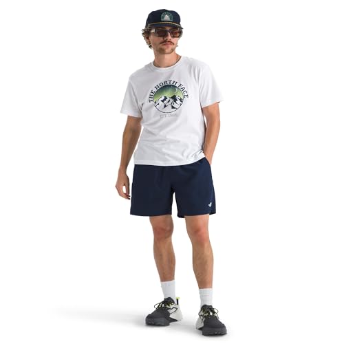 THE NORTH FACE Men's Evolution Mountain Woods Short-sleeve Tee | Branded T-shirt With Logo Graphics, 100% Cotton3