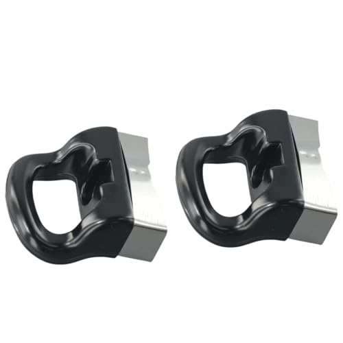 圧力鍋、蒸し器、ソースポット、イヤー交換用、シングルホール、ショートサイドハンドル、調理器具用、ブラックポットサイドハンドル2個セット