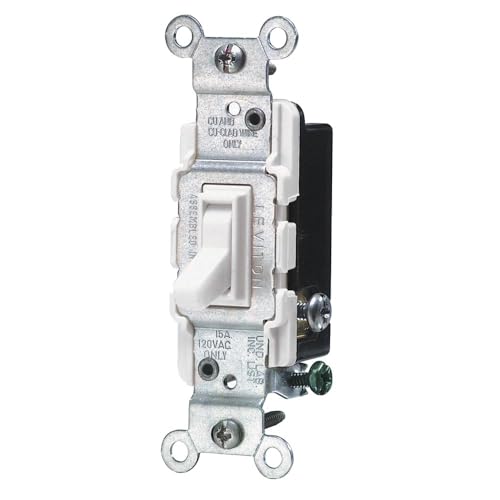 Snapklik.com : 15 Amp, 120 Volt, Toggle Framed 3-Way AC Quiet Switch ...