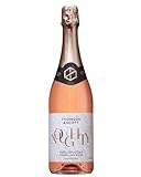 Thomson & Scott Noughty Sparkling Rosé, Alcohol Free, Dealcoholized Non Alcoholic Wine, Light, Apple, Medium Sweetness, Low Acidity, Organic, Low-Sugar, Halal, 0% ABV, 750ml Bottle, 1 Pack
