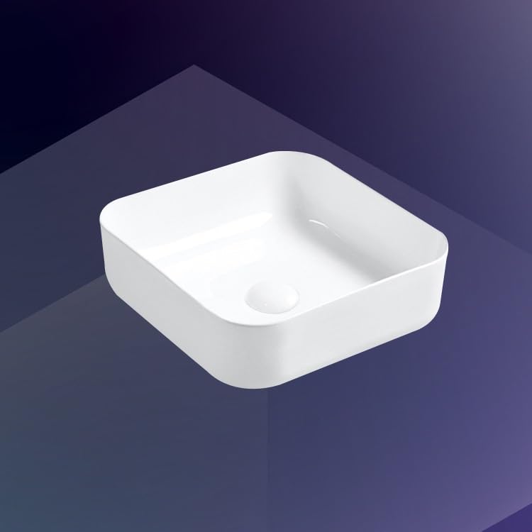 Blat umywalka łazienkowa umywalka domowa umywalka artystyczna kwadratowa okrągła umywalka ceramiczna prosta moda nordycki blat