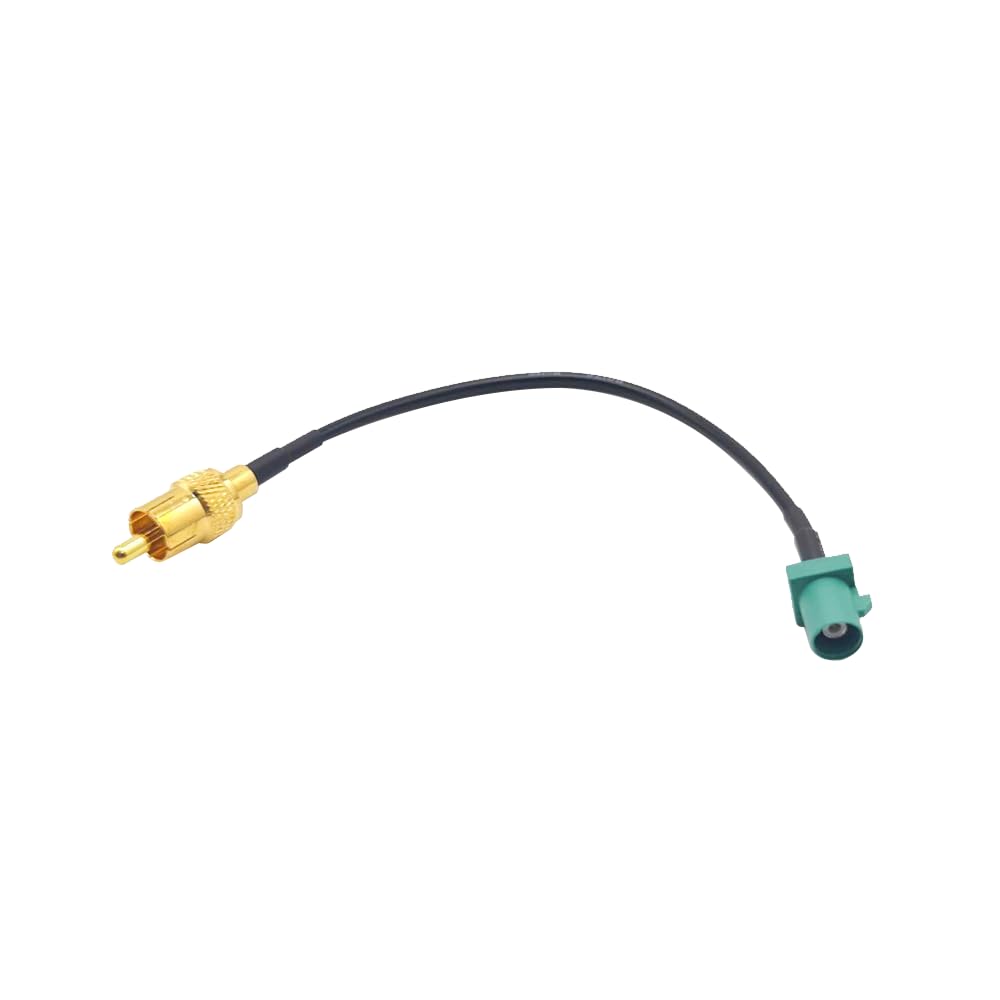 RIKYJIC FAKRA Z Blue SMB Male to RCA Male Adapter Cable for Car GPS Antenna(1 Meters)