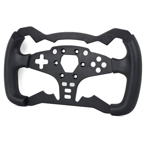 Generic Replacement Formula Steering Wheel Mod fit for MOZA Racing ES&ESX 280mm Wrapped with Rubber