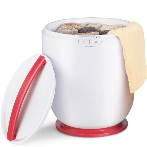 Giantex Towel Warmer Bucket - Hot Towel Warmer for Bathroom Spa, Tabletop Towel Heater with Timer & Auto Shut Off, Fits up to 40