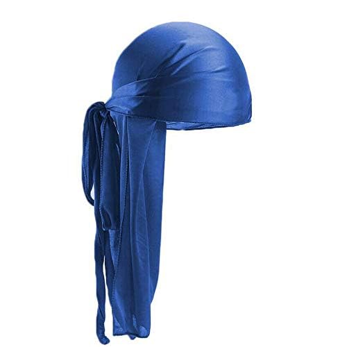 Kids Satin Du Rag Royal Blue2