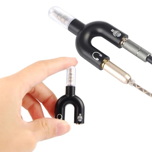 Adaptador Y P2 para P3 Splitter Áudio e Microfone 3.5mm | Divisor de Som para Fone de Ouvido e Heads