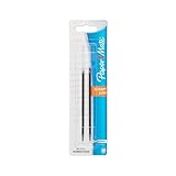 Paper Mate Flexgrip Ultra and Elite Ballpoint Pen Refills, Medium Point, Blue Ink Refills, 2-Pack