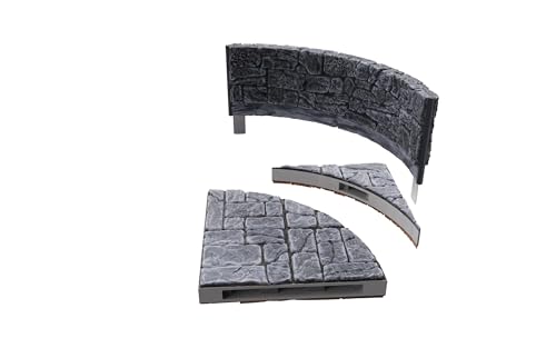 WizKids Warlock Tiles: Expansion – Dungeon Tile III Curves miniatura 7