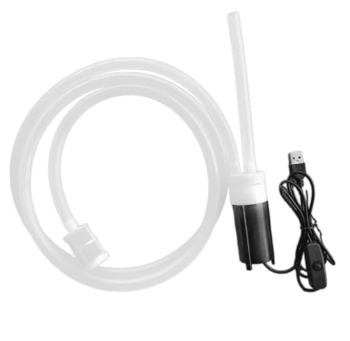 LAIOUSN Leise elektrische Siphonpumpen für Wein Bier Transfer Lebensmittelqualität Materialien abnehmbar für Haushaltsbrau-Enthusiasten Homebrewing Equipment Electric