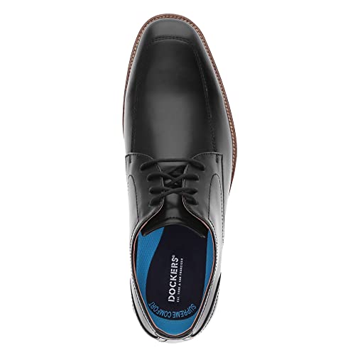 Image of DOCKERS Mens Belson Moc-Toe Dress Lace-Up Oxford Shoes
