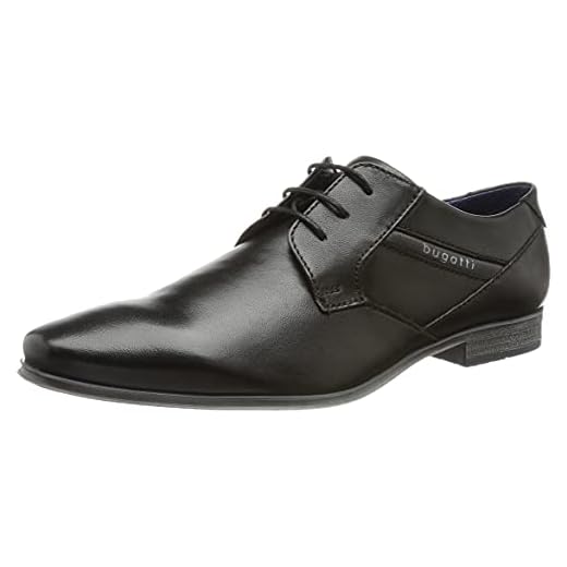 bugatti Morino I, Zapatos Oxford Hombre, Negro (1000), 43 EU