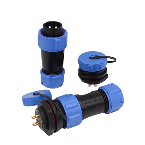BIANMTSW SP13 2-12�s�� SP16/17 SP20/21 IP68�h���R�l�N�^ �I�X/���X �\�P�b�g�i�b�g/�h�b�L���O�P�[�u�� ���C���R�l�N�^ SP13�h�b�L���O�A10�Z�b�g(�I�X���X)_9P