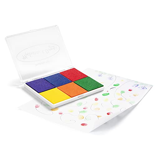 Melissa & Doug Rainbow Stamp Pad - 6 Washable Inks - Stamp Pads For Rubber Stamps, Arts And Crafts Supplies For Kids Ages 4+ #TOP7