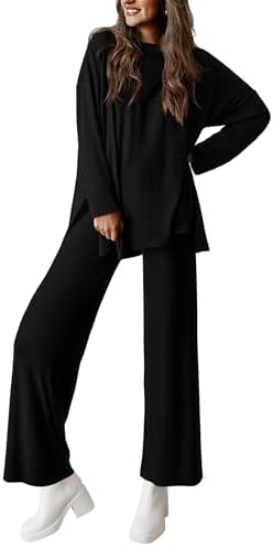 PRETTYGARDEN Women's Two Piece Lounge Sets Matching Long Sleeve S...