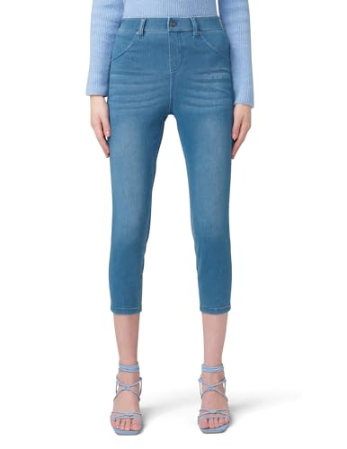 HUE Ultra Soft High-Waist Denim Capri Leggings