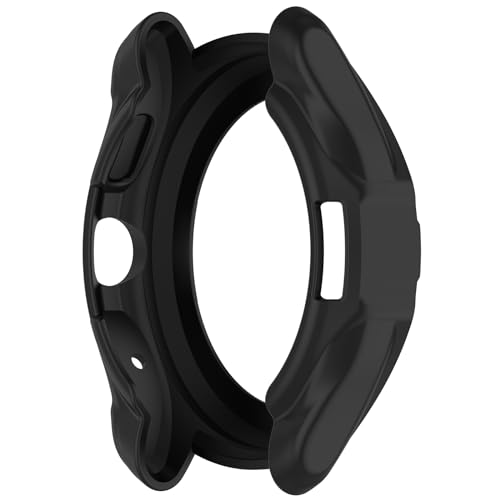 BabyValley Compatible with Ticwatch Pro 5 Smartwatch Case Protective, Silicone Shell Case Cover Replacement Shock-Proof for Ticwatch Pro 5 Accessories (Black)