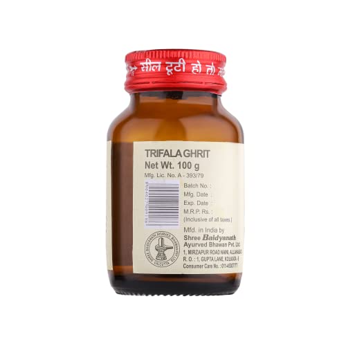 Baidyanath Ayurved Triphala Ghrit - 100GM | Helps in eye disorders