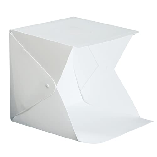 DIYEAH Scatola Luminosa per Fotografia Luminosa Distribuzione Uniforme di Luce in Ogni Angolo Sfondi Colorati Inclusi