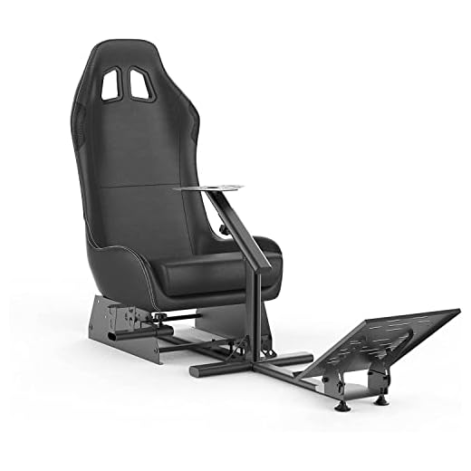 cirearoa Suporte para volante de corrida com assento, cadeira de jogos, cabine de condução para todas as plataformas Logitech G923 | G29 | G920 | Thrustmaster | Fanatec Wheels | Xbox One, PS4, PC