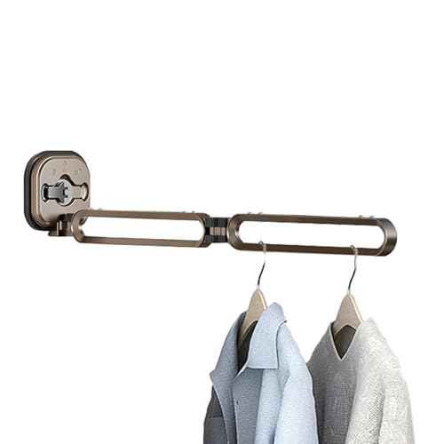 Tendedero plegable con , percha con | Tendedero plegable giratorio de 360 grados - Percha con , tendedero de pared para armarios