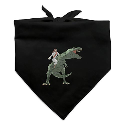 GRAPHICS & MORE Jesus Riding a T-Rex Dog Pet Bandana